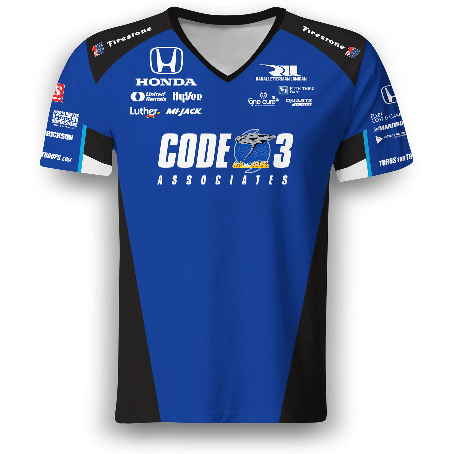 Ladies Graham Rahal Code 3 Associates Driver Tee