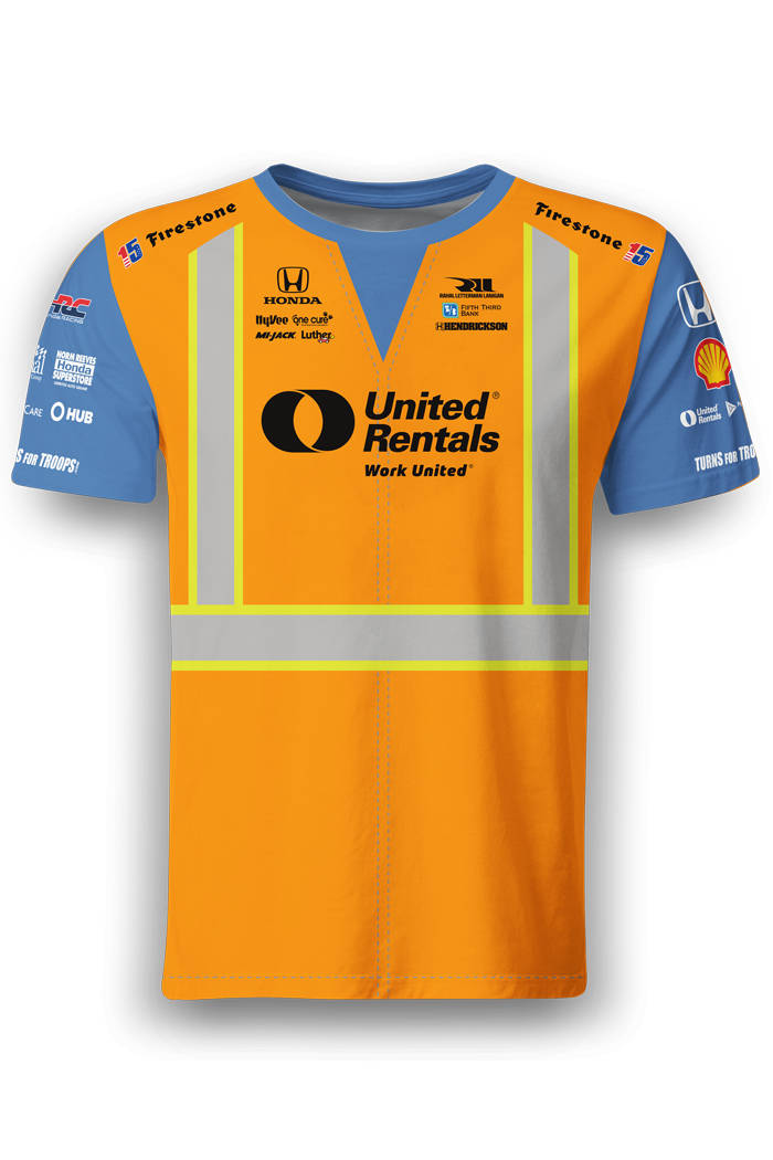 2024 Graham Rahal United Rentals Driver Tee