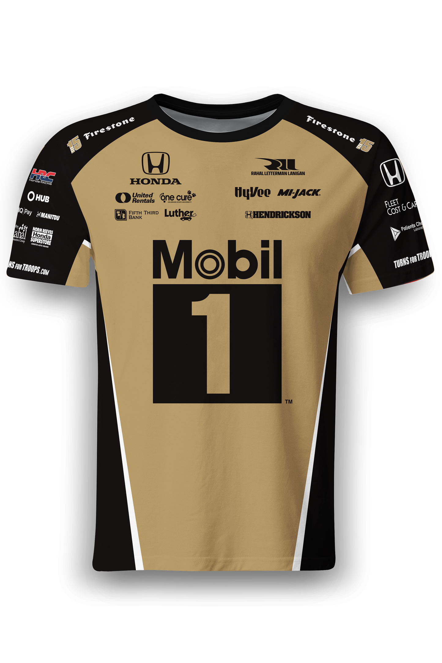 2024 Graham Rahal Mobil 1 Anniversary Livery Driver Tee