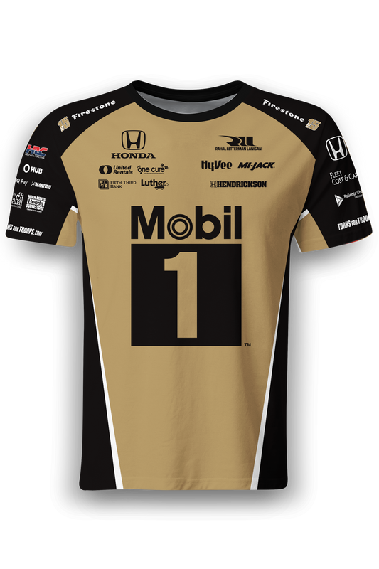 2024 Graham Rahal Mobil 1 Anniversary Livery Driver Tee