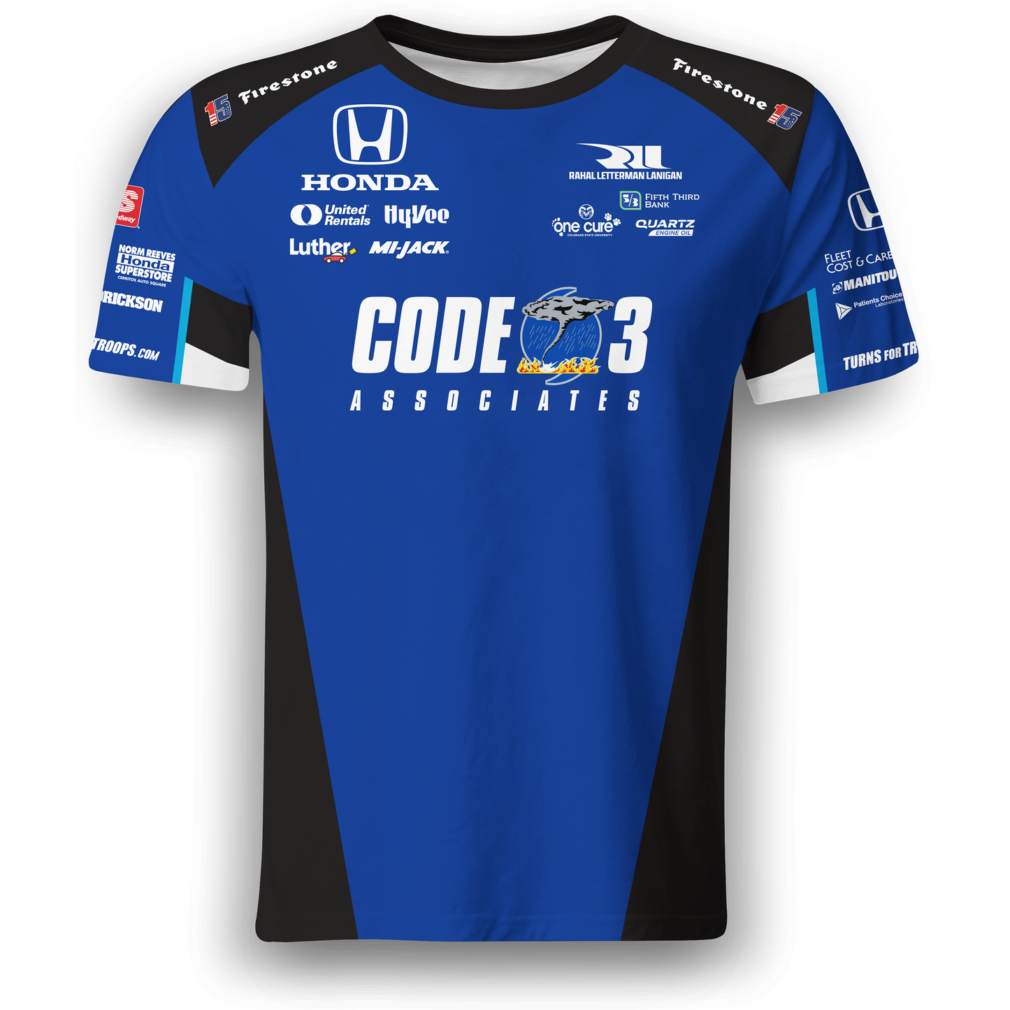 Graham Rahal Code 3 Associates Driver Tee