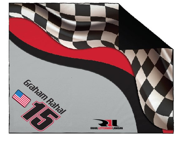 Graham Rahal Water Repellent Microfiber Blanket