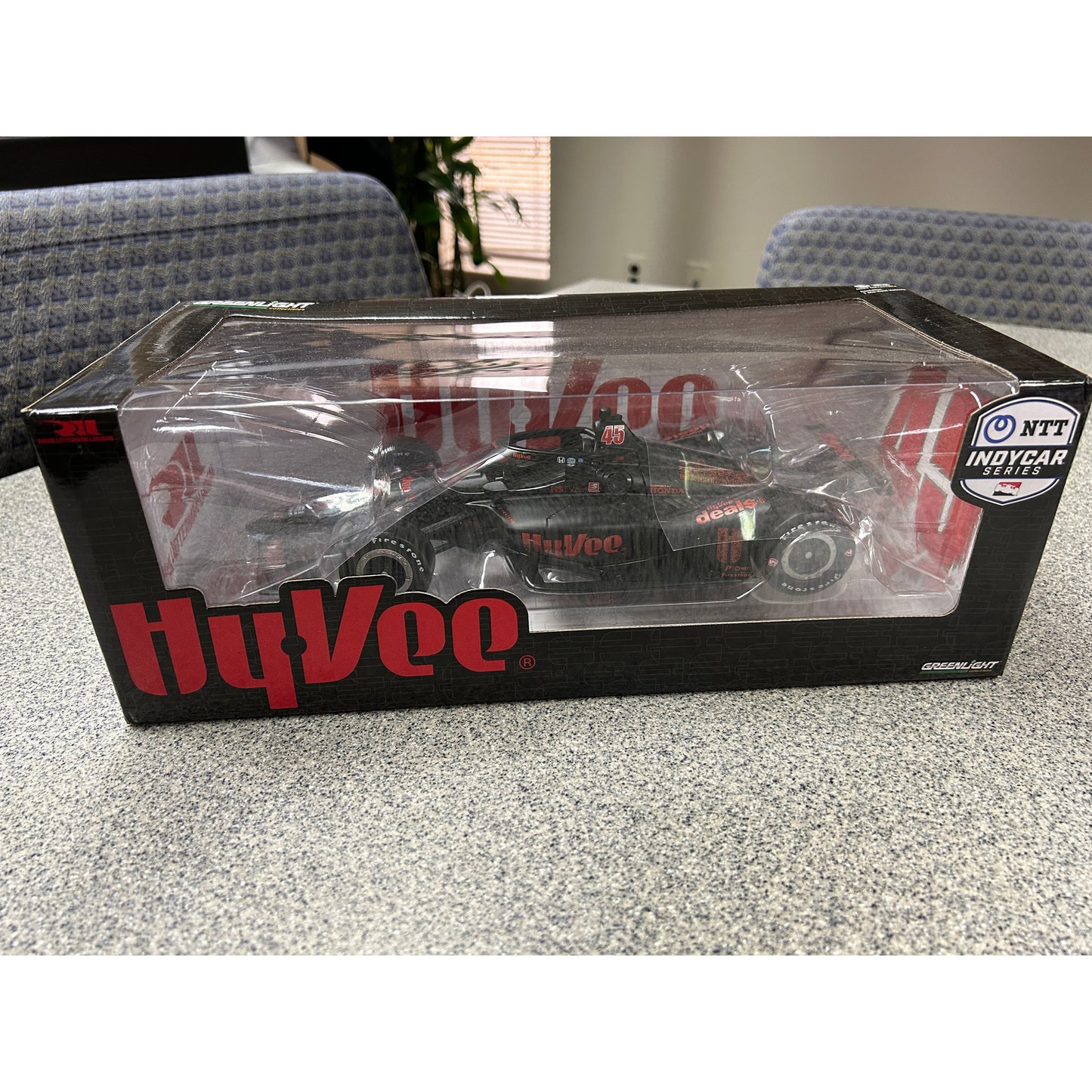 NTT INDYCAR Race Car 1:18 #45 Jack Harvey HY-VEE Black