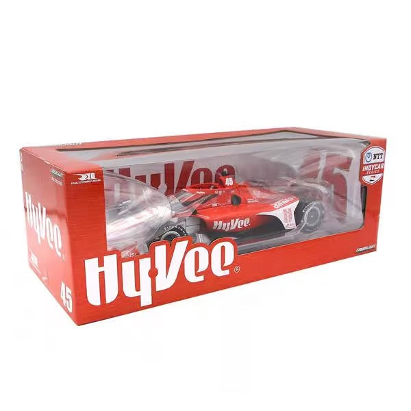 NTT INDYCAR Race Car 1:18 #45 Jack Harvey HY-VEE Red